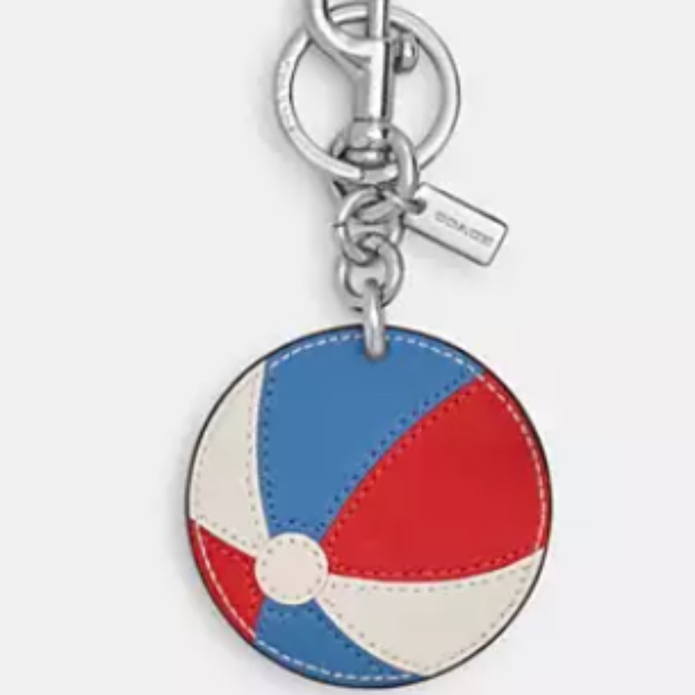 Authentic Coach Beachball Bag Charm
